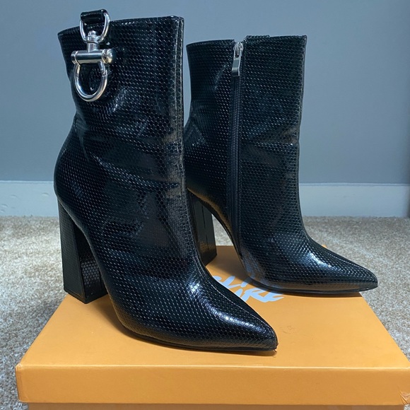 Public Desire Shoes - Black Public Desire Boot Heels